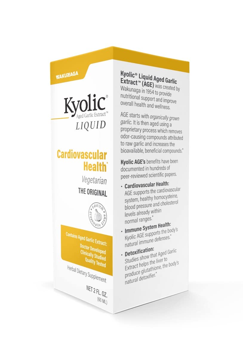 Foto 5 pulgar | Suplemento Líquido De Extracto De Ajo Envejecido Kyolic 60 Ml - Venta Internacional.