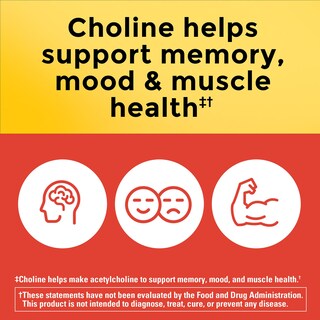 Foto 3 | Suplementos Nature Made Choline 800 Mg 60 Cápsulas - Venta Internacional.