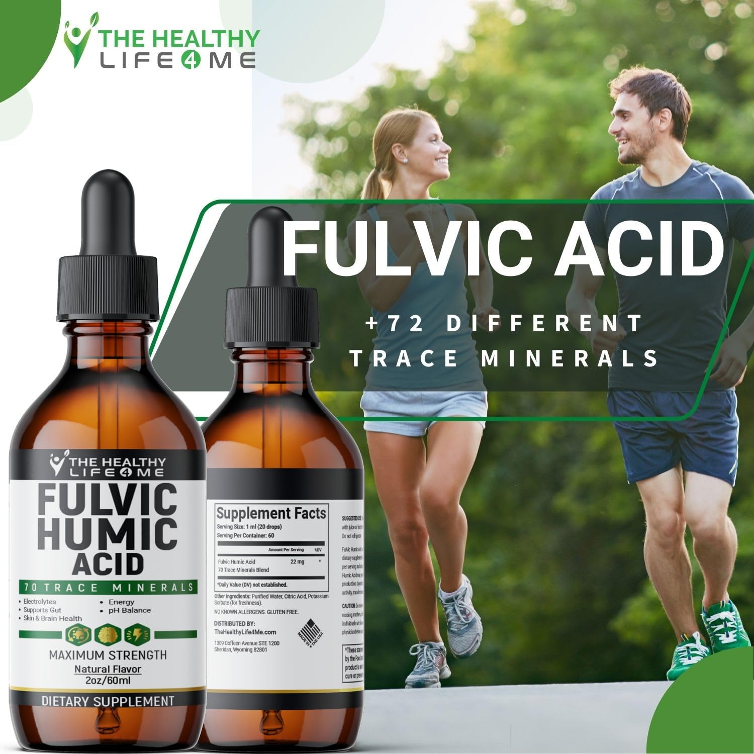 Foto 3 | Suplemento de Ácido Fúlvico Líquido The Healthy Life 4 Me- Venta Internacional