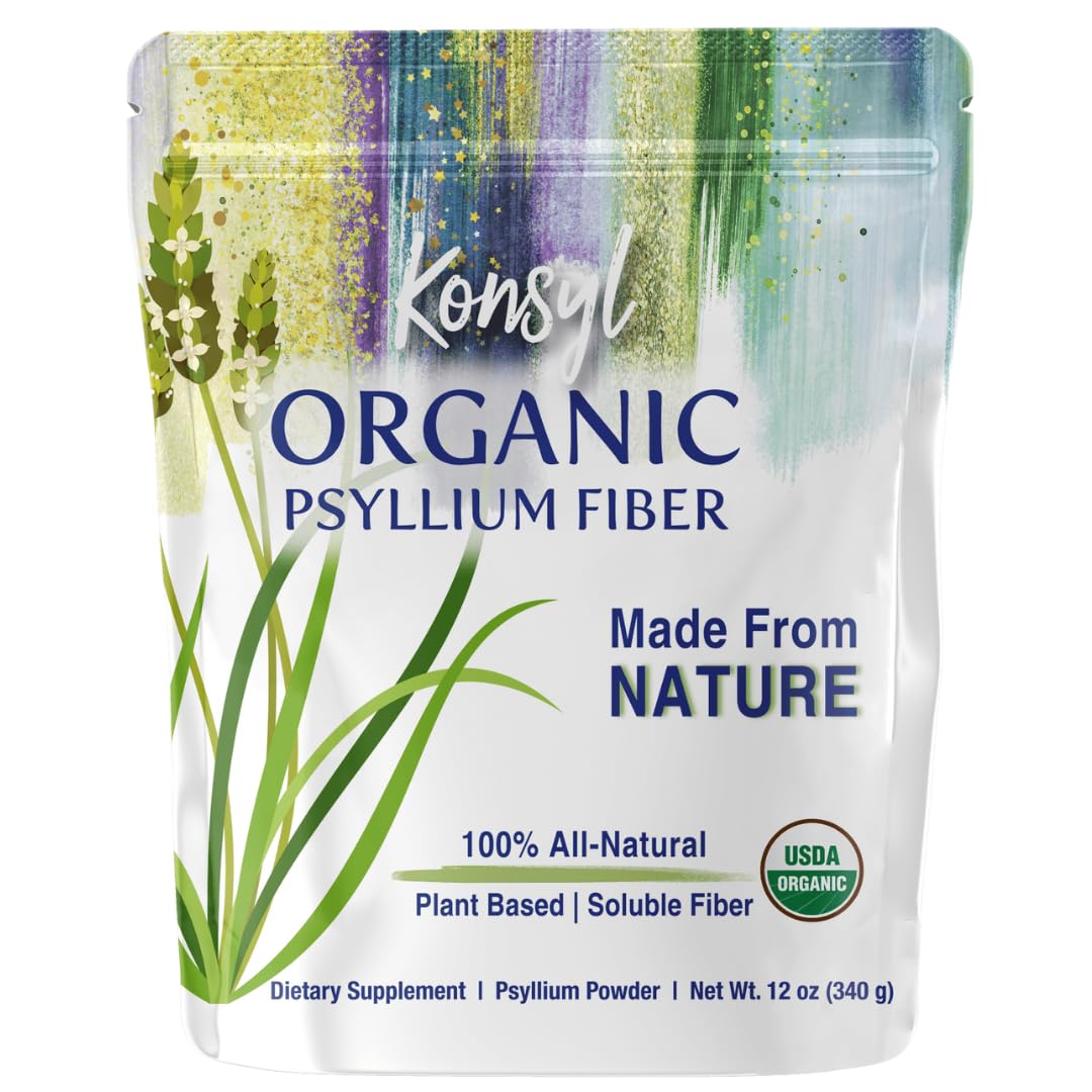 Foto 2 pulgar | Suplemento De Fibra Konsyl Organic Psyllium Husk 340g - Venta Internacional.
