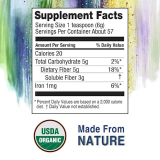 Foto 3 | Suplemento De Fibra Konsyl Organic Psyllium Husk 340g - Venta Internacional.