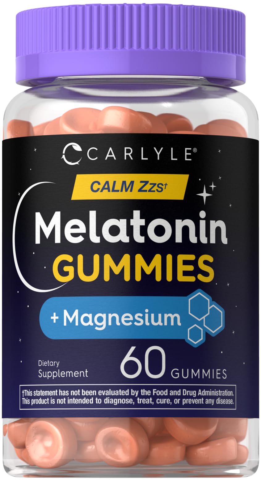 Foto 2 pulgar | Complementa Las Gomitas De Melatonina Carlyle De 10 Mg Con 60 Unidades De Magnesio - Venta Internacional.