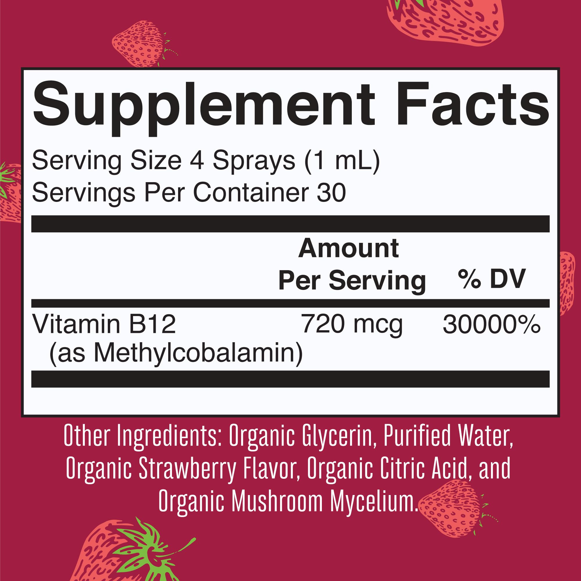Foto 6 pulgar | Suplemento Maryruth Organics Vitamina B12 En Aerosol 30 Ml - Venta Internacional