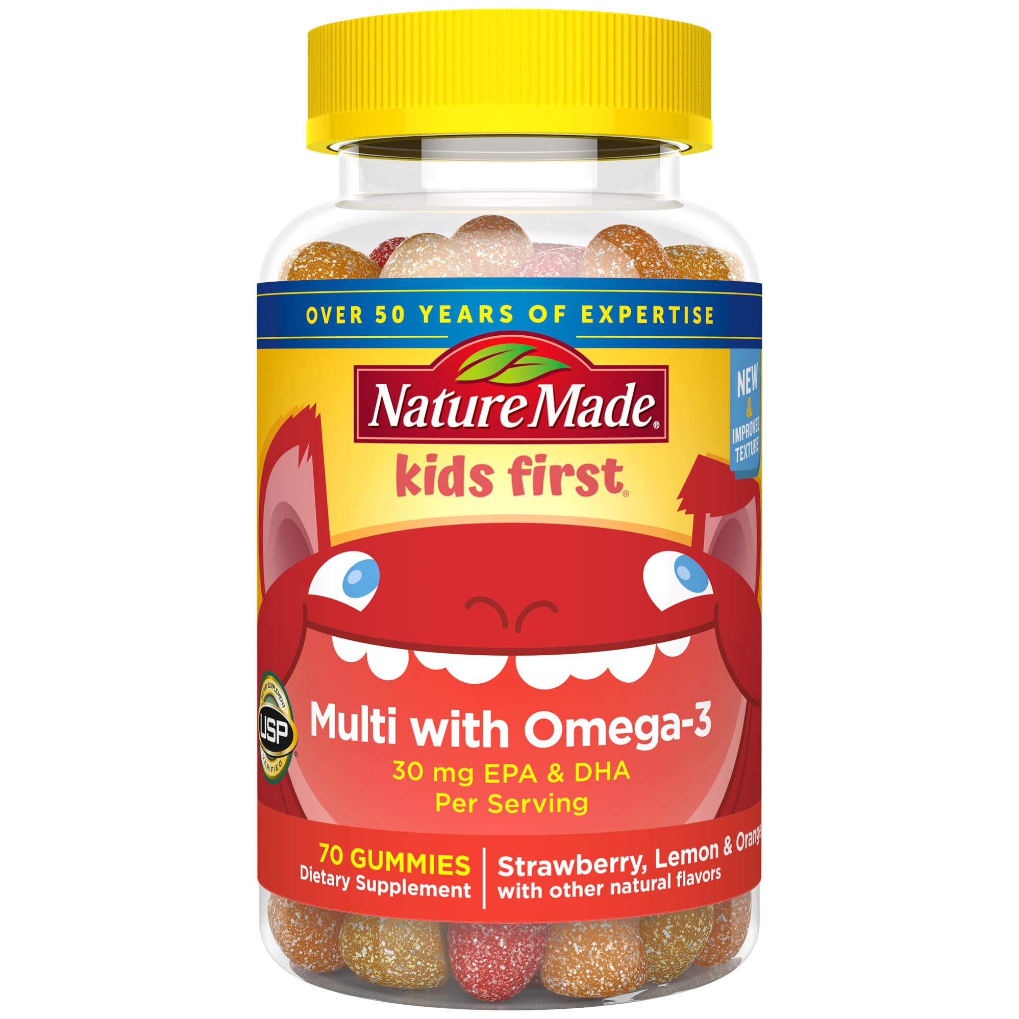 Foto 2 pulgar | Gomitas Multivitamínicas Nature Made First Con Omega-3 70 Kids - Venta Internacional.