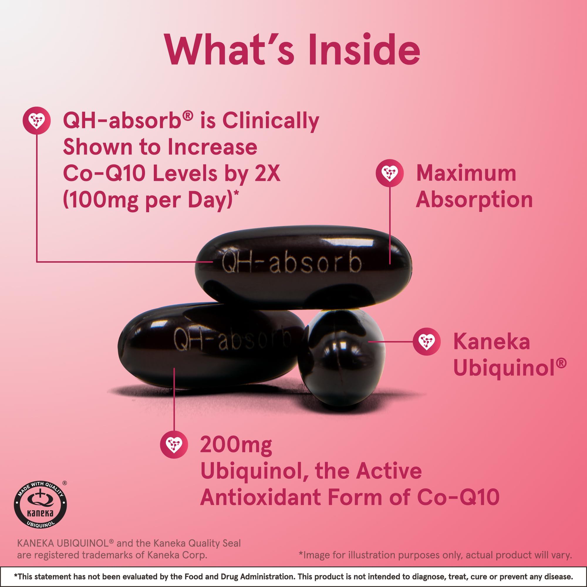 Foto 4 pulgar | Suplemento Jarrow Formulas Qh-absorb 200 Mg De Co-q10 90 Cápsulas Blandas - Venta Internacional.