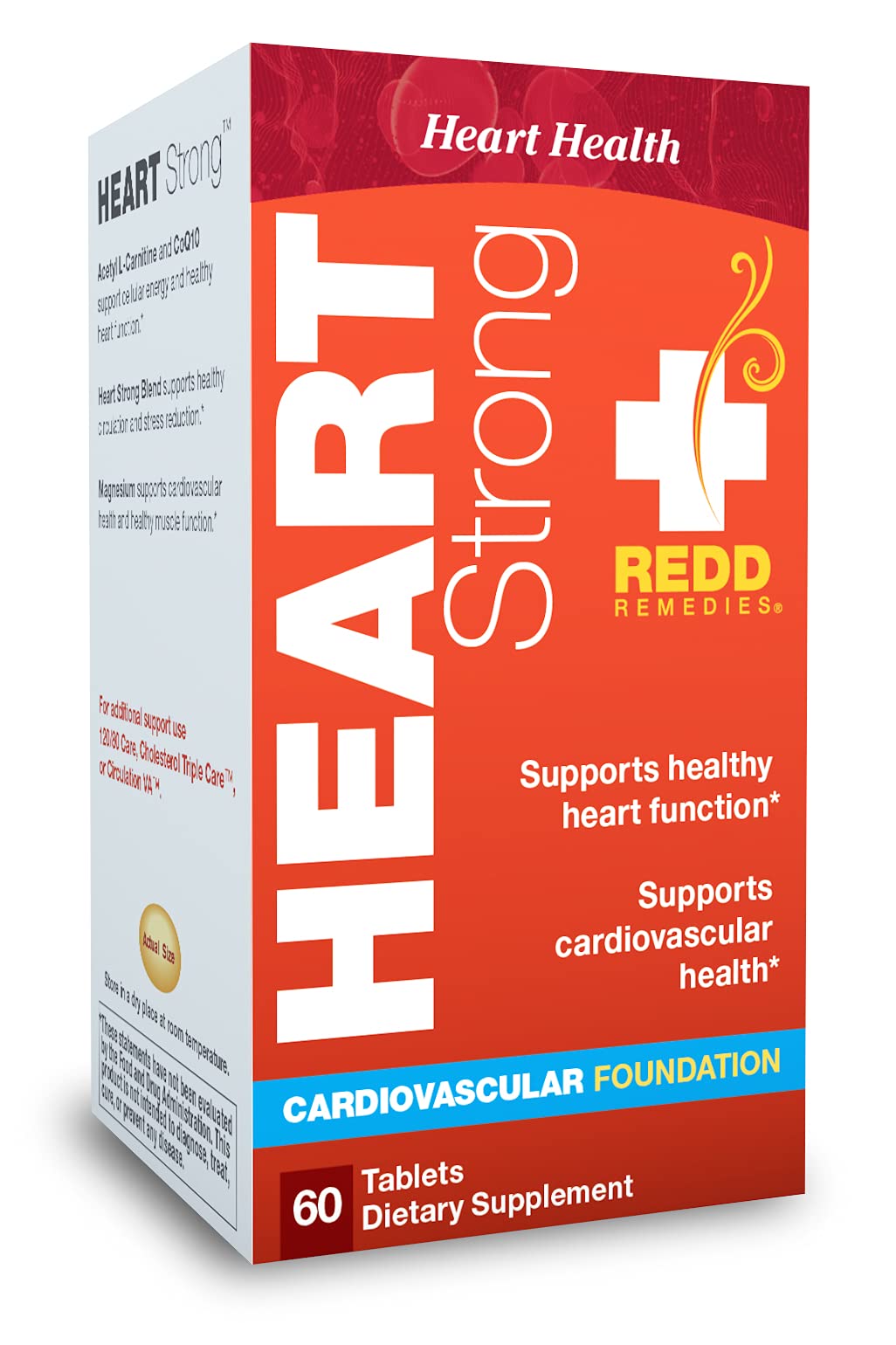 Foto 2 pulgar | Suplemento Redd Remedies Heart Strong 60 Comprimidos - Venta Internacional.