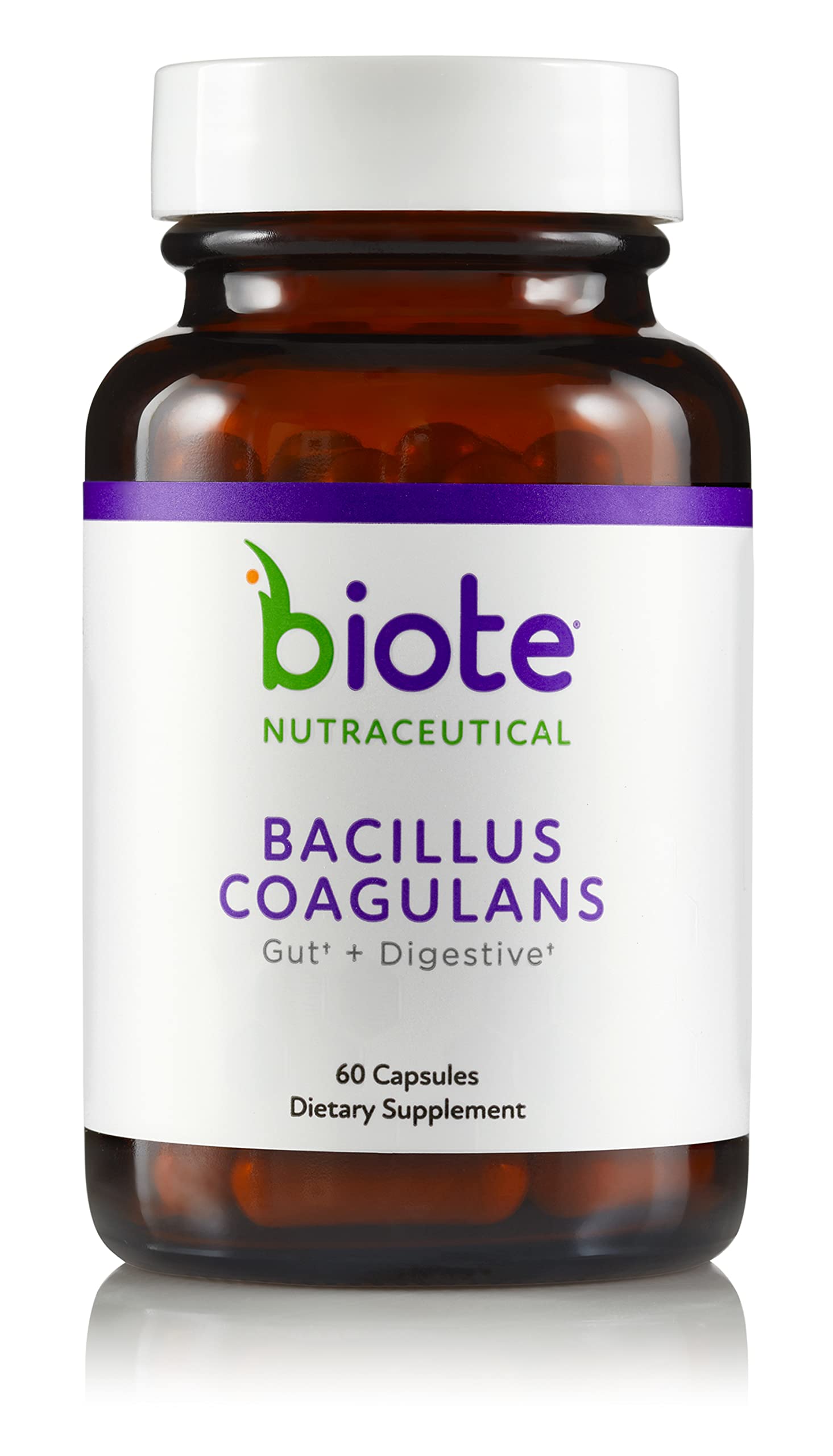 Foto 2 pulgar | Suplemento Biote Nutracéuticos Bacillus Coagulans 60 Cápsulas - Venta Internacional.