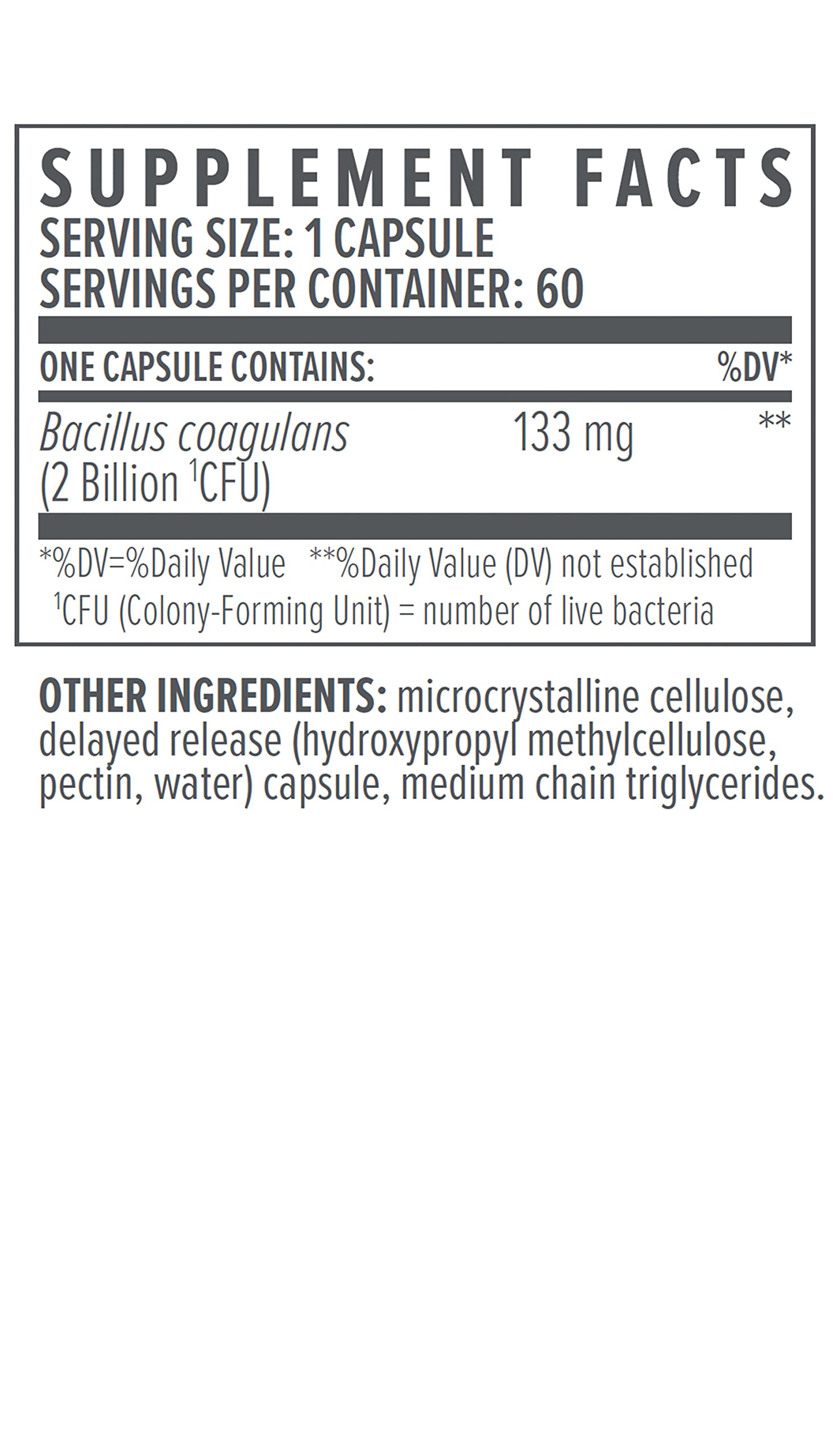 Foto 5 pulgar | Suplemento Biote Nutracéuticos Bacillus Coagulans 60 Cápsulas - Venta Internacional.