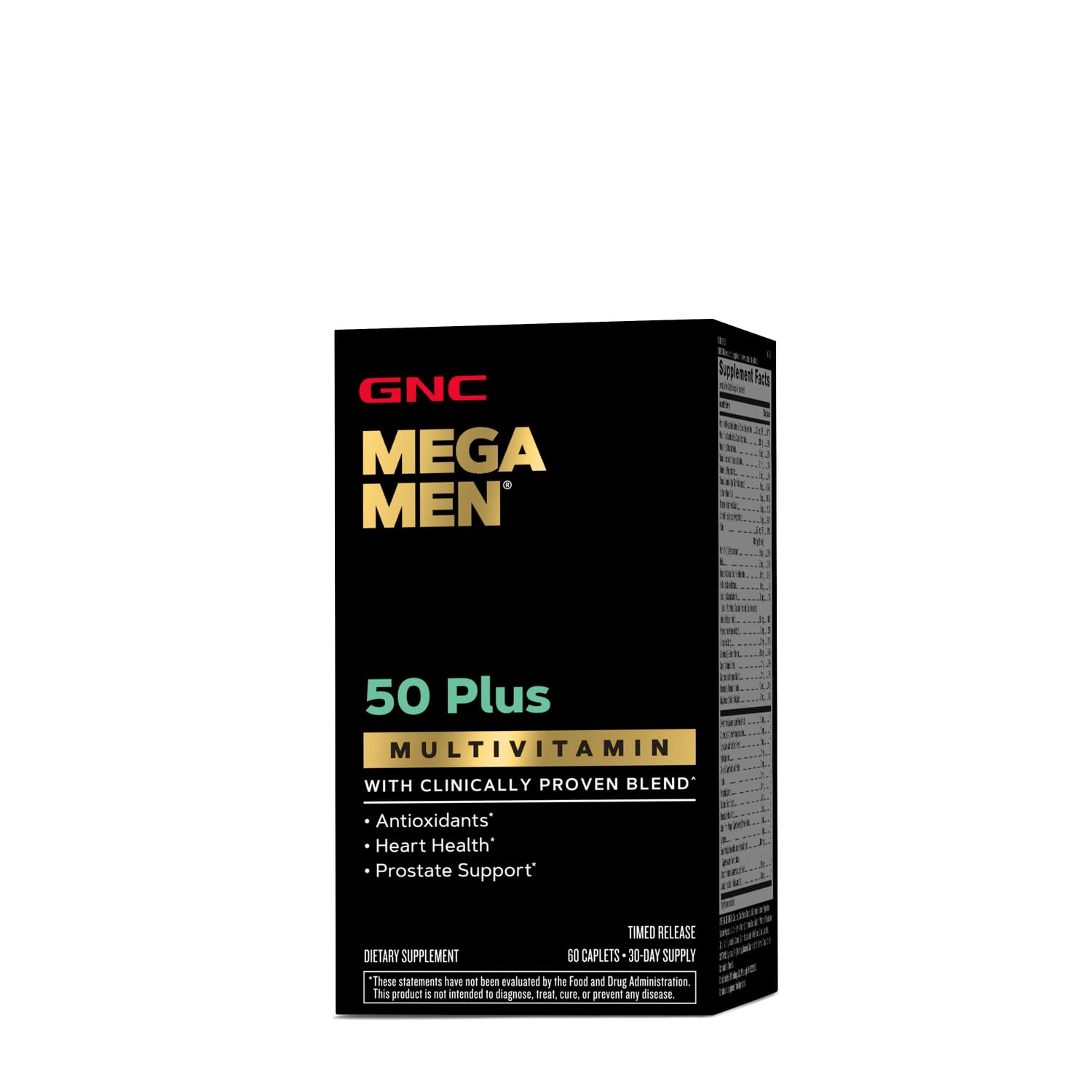 Foto 2 pulgar | Suplemento Multivitamínico Gnc Mega Men 50 Plus 60 Tabletas - Venta Internacional.