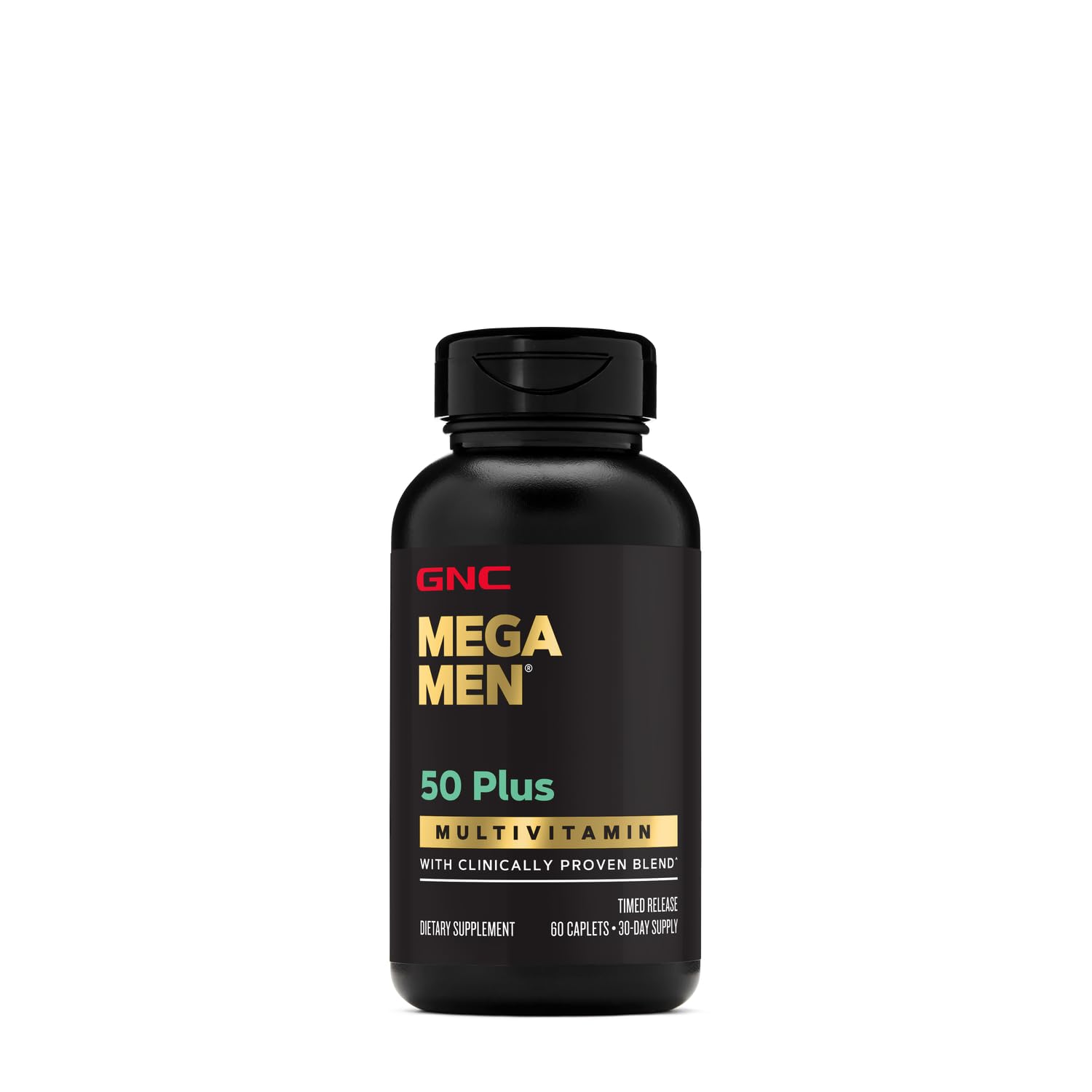 Foto 4 pulgar | Suplemento Multivitamínico Gnc Mega Men 50 Plus 60 Tabletas - Venta Internacional.