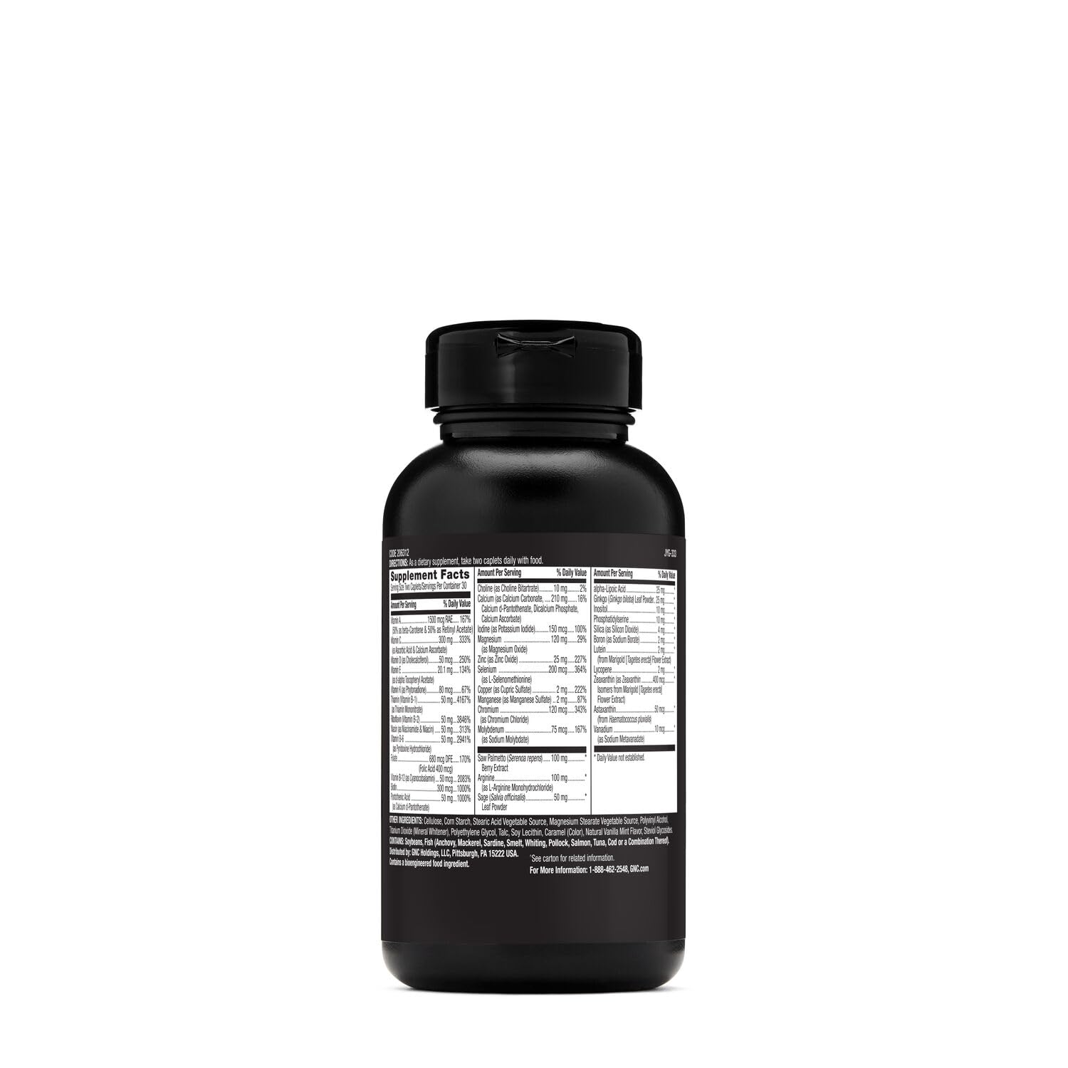 Foto 5 pulgar | Suplemento Multivitamínico Gnc Mega Men 50 Plus 60 Tabletas - Venta Internacional.