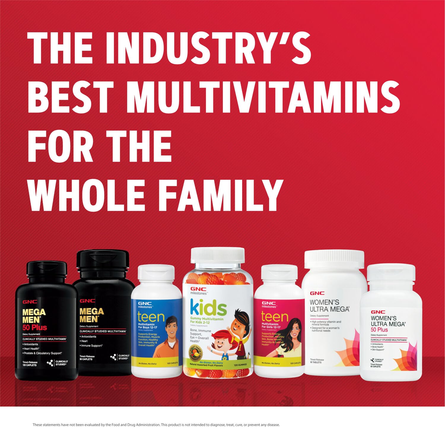 Foto 8 pulgar | Suplemento Multivitamínico Gnc Mega Men 50 Plus 60 Tabletas - Venta Internacional.