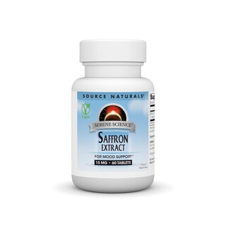 Foto 1 | Extracto De Azafrán Serene Science De Supplement Source Naturals, 60 Comprimidos - Venta Internacional.