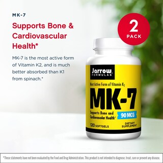 Foto 3 | Suplemento Jarrow Formulas Mk-7 90 Mcg 120 Cápsulas Blandas X2 - Venta Internacional.