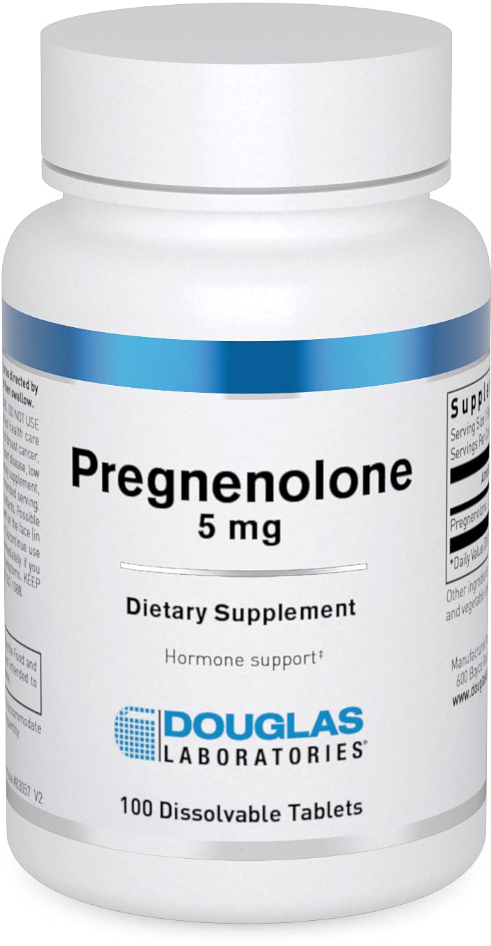 Suplemento De Pregnenolona De Douglas Laboratories, 5 Mg, 100 Comprimidos - Venta Internacional.