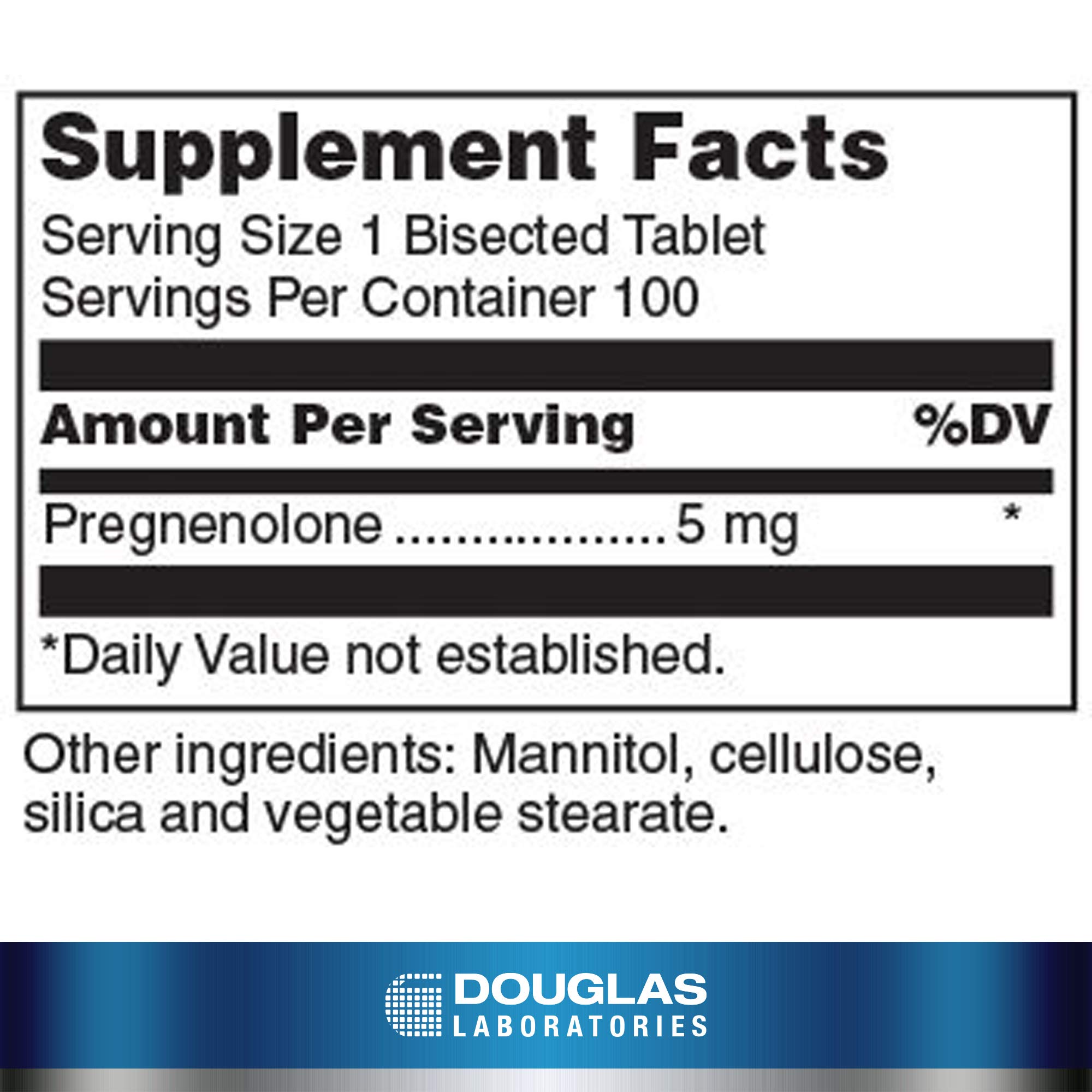 Foto 3 pulgar | Suplemento De Pregnenolona De Douglas Laboratories, 5 Mg, 100 Comprimidos - Venta Internacional.