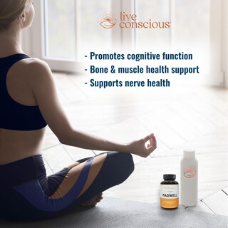 Foto 2 | Suplemento Live Conscious Magwell De Magnesio, Zinc Y Vitamina D3 - Venta Internacional.