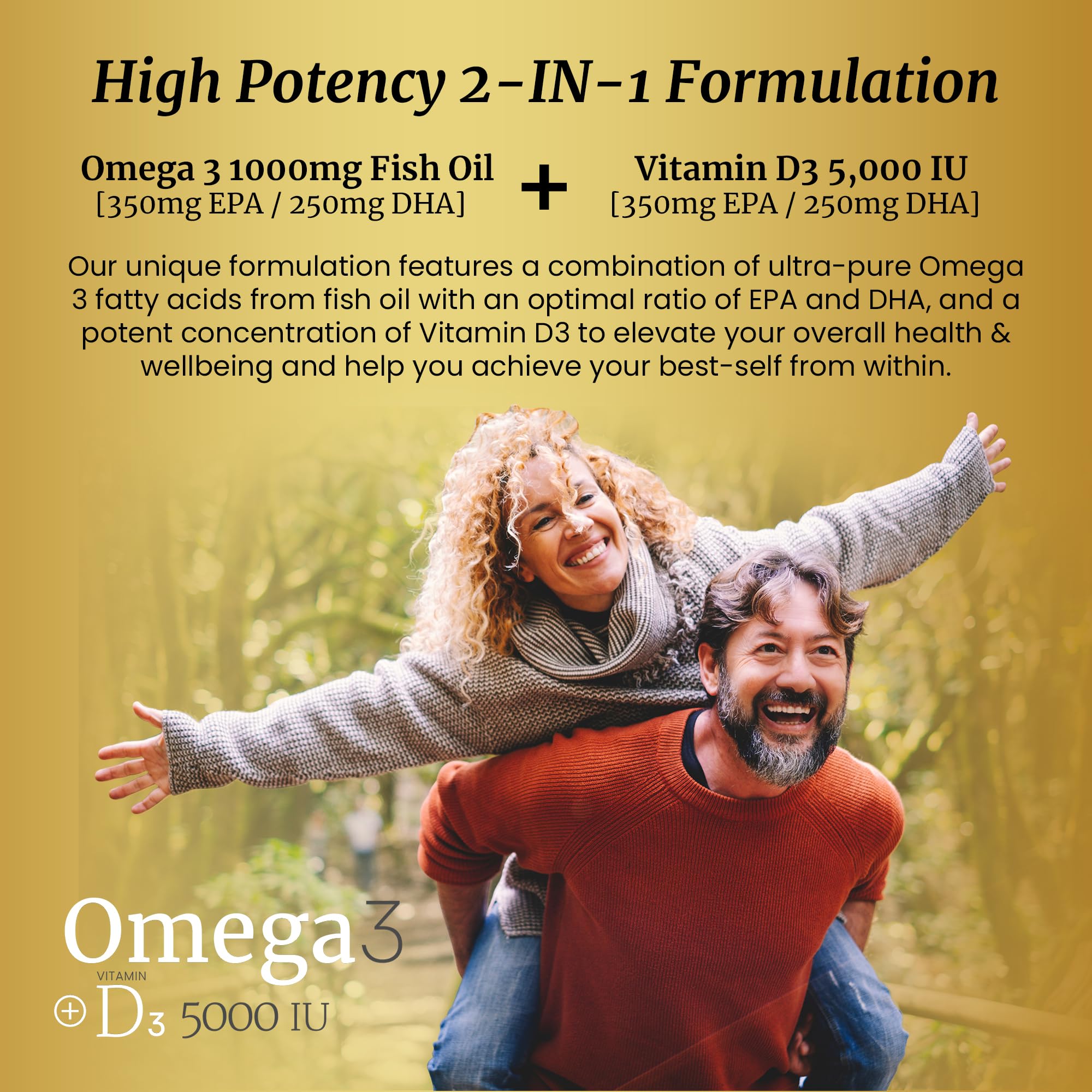 Foto 7 pulgar | Suplemento De Aceite De Pescado Omega 3 De Signify Nature Con Vitamina D3 5000 Ui - Venta Internacional.