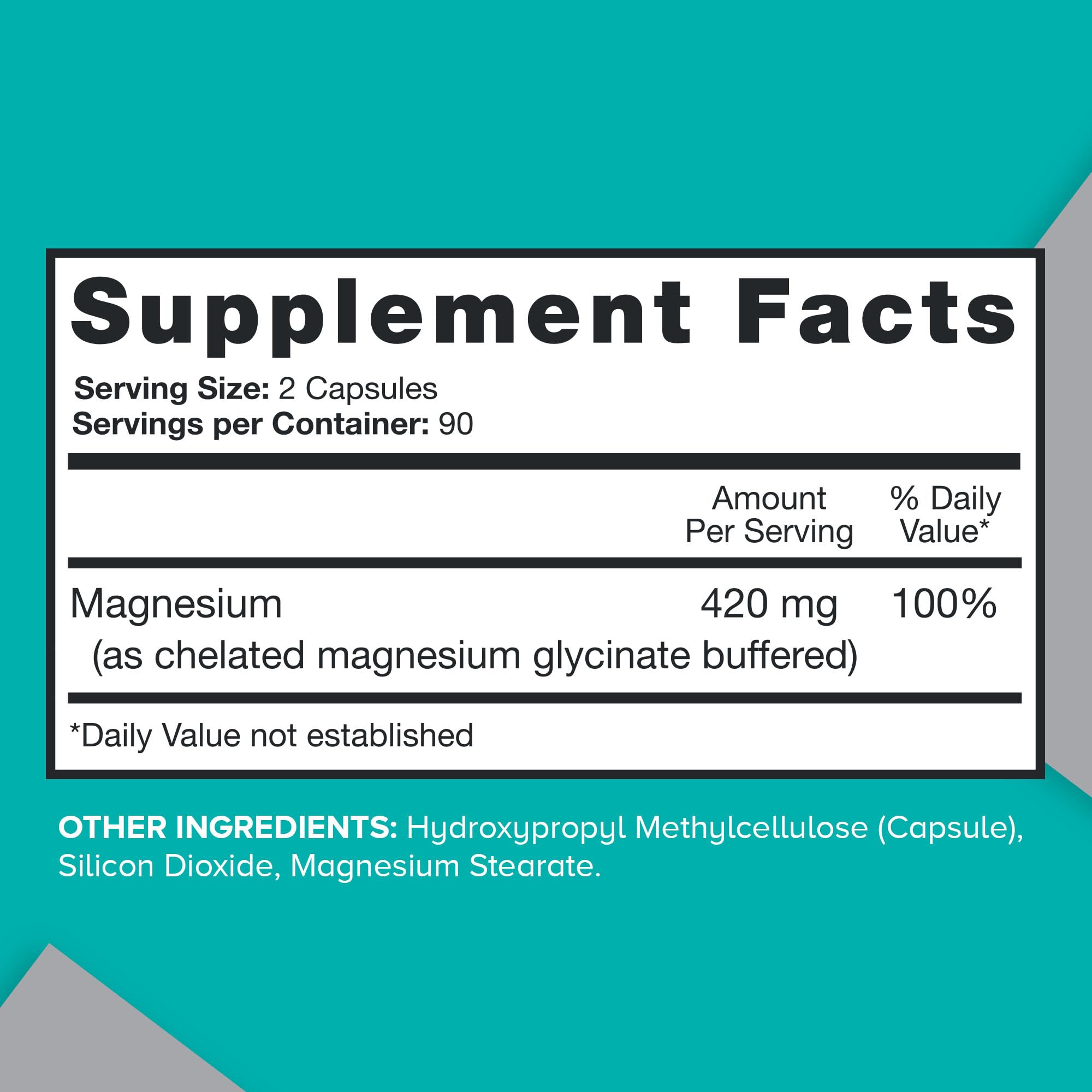 Foto 4 | Suplemento Qunol, Cápsulas De Magnesio, 420 Mg, 180 Unidades - Venta Internacional.