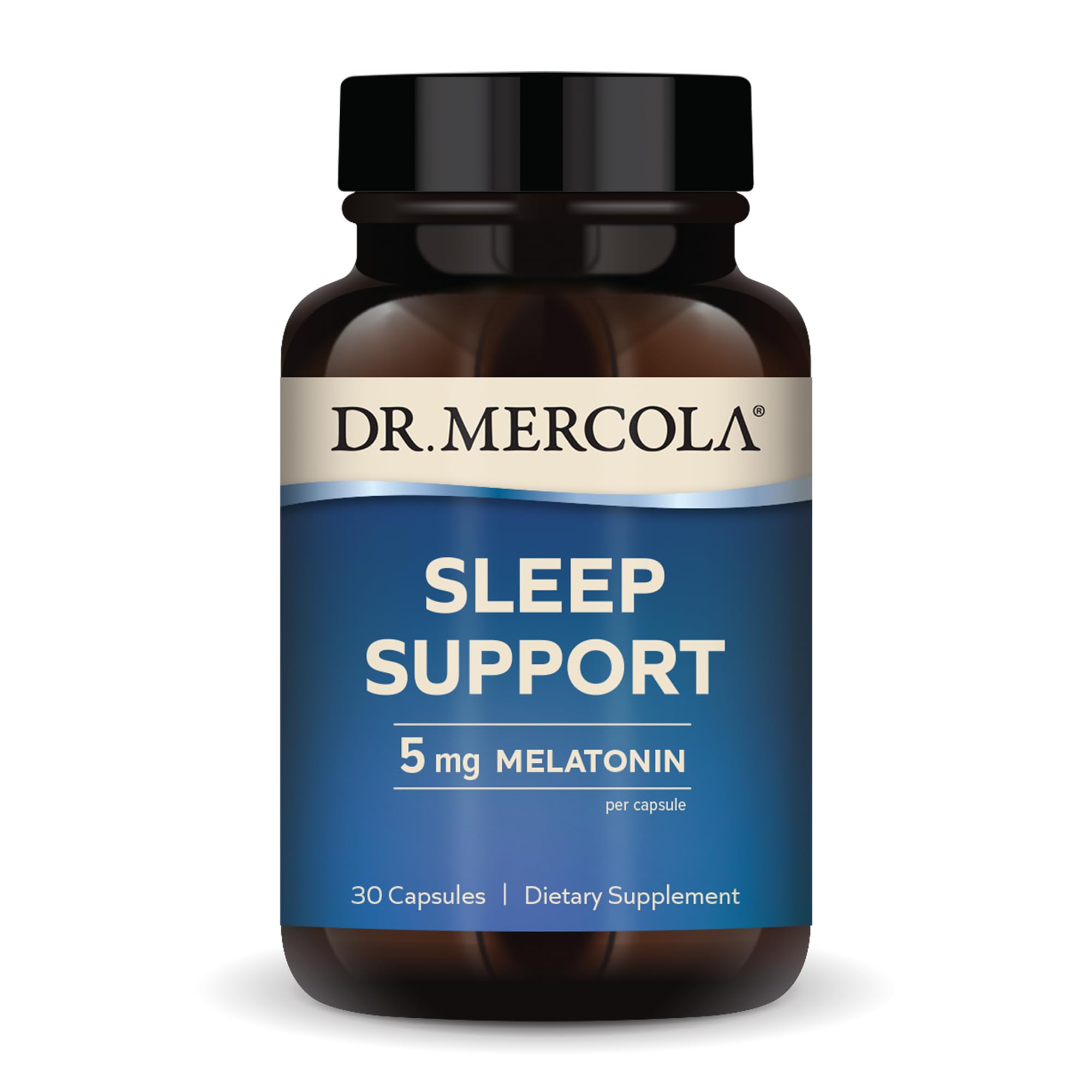 Foto 2 pulgar | Complemente Dr. Mercola Sleep Support Con 5 Mg De Melatonina 30 Cápsulas - Venta Internacional.
