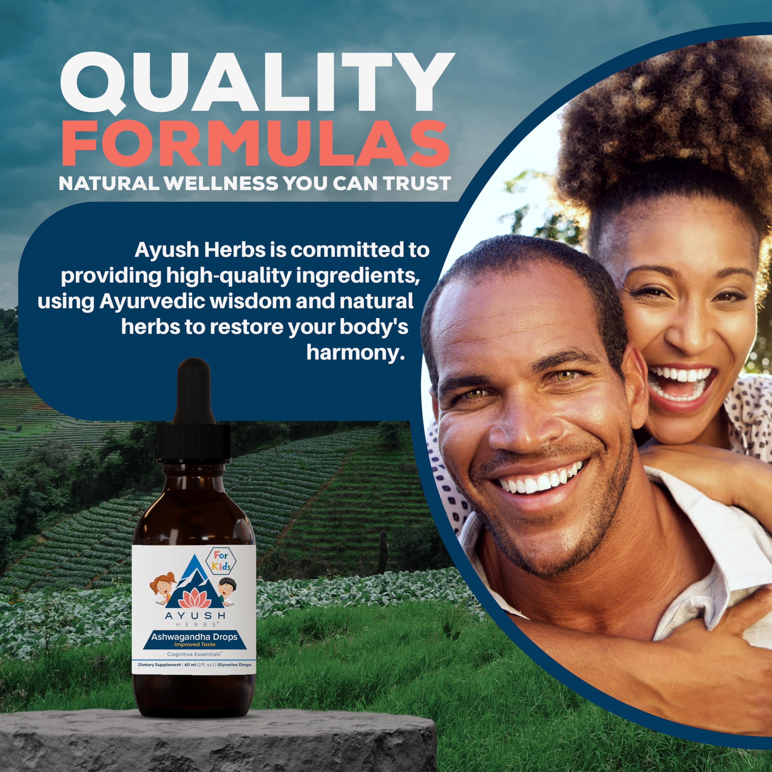 Foto 8 pulgar | Suplemento Ayush Herbs Ashwagandha En Gotas Para Niños, 60 Ml, Sin Alcohol - Venta Internacional.