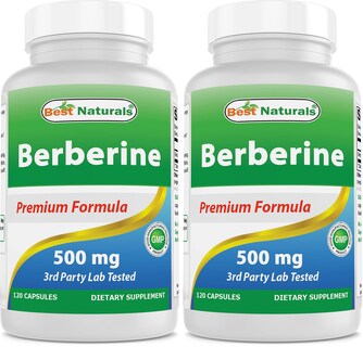 Foto 1 | Suplemento Best Naturals Berberine 500 Mg 120 Cápsulas X 2 - Venta Internacional.