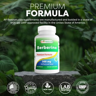 Foto 5 | Suplemento Best Naturals Berberine 500 Mg 120 Cápsulas X 2 - Venta Internacional.