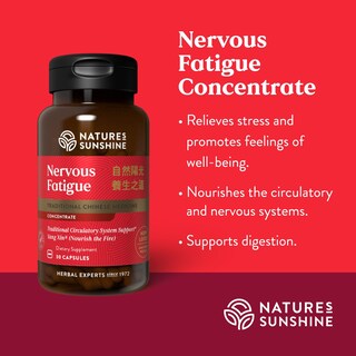 Foto 4 | Suplemento Nature's Sunshine Nervious Fatigue Tcm 30 Cápsulas - Venta Internacional.