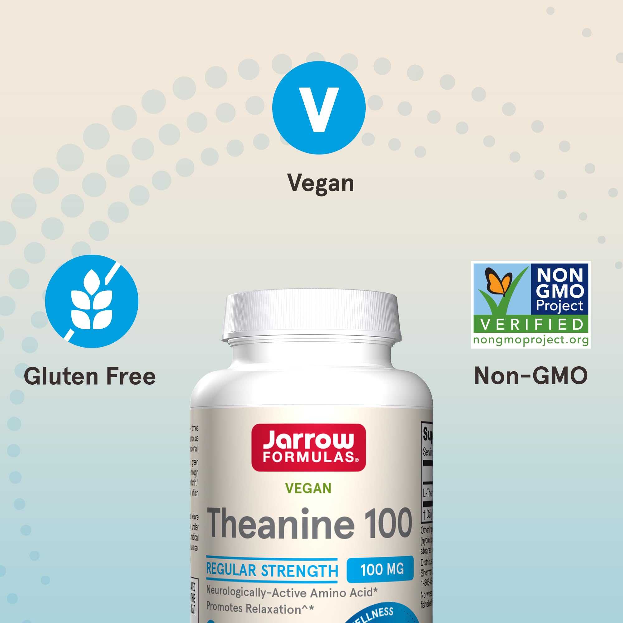 Foto 5 | Suplemento Jarrow Formulas De Teanina 100 Mg 60 Cápsulas - Venta Internacional.