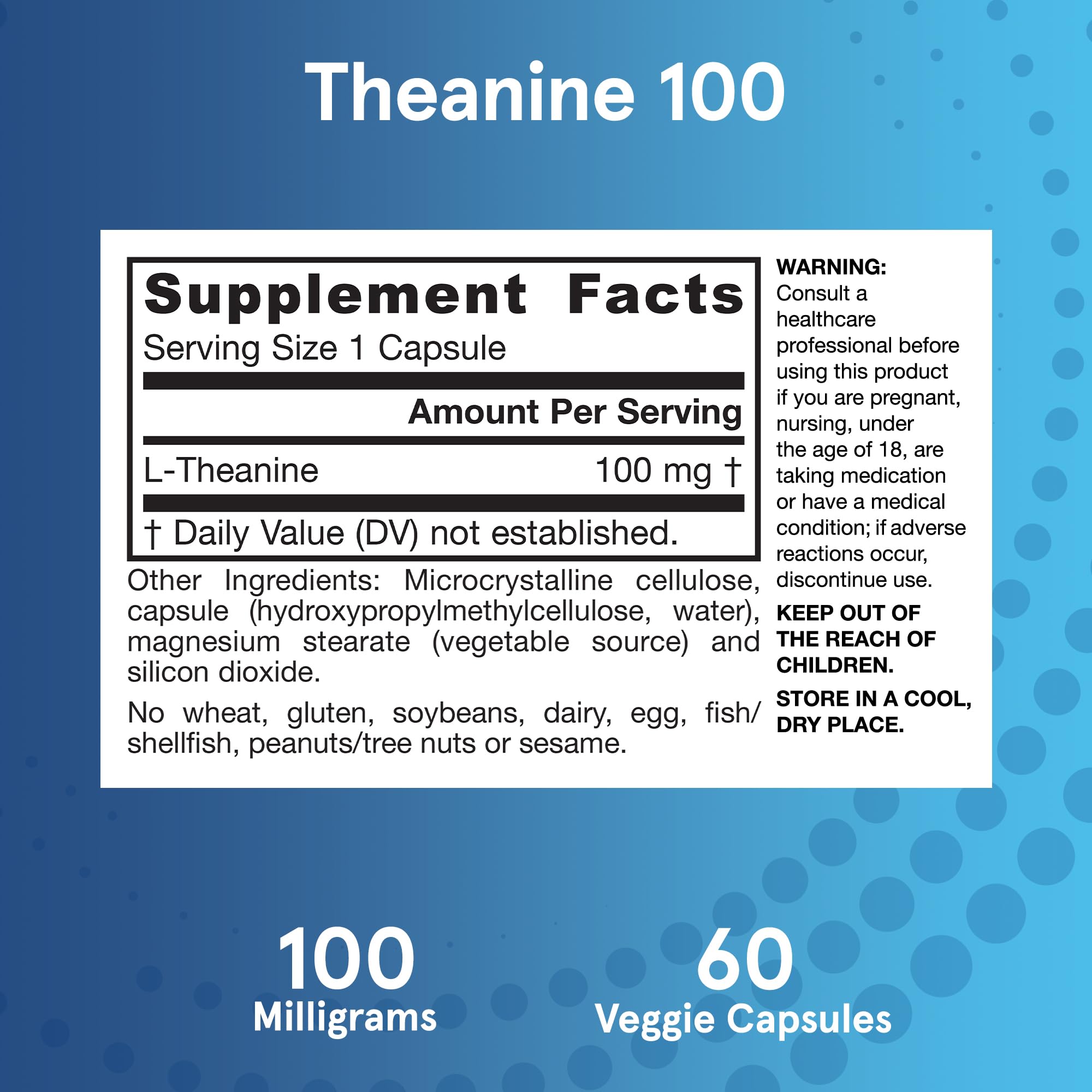 Foto 7 pulgar | Suplemento Jarrow Formulas De Teanina 100 Mg 60 Cápsulas - Venta Internacional.