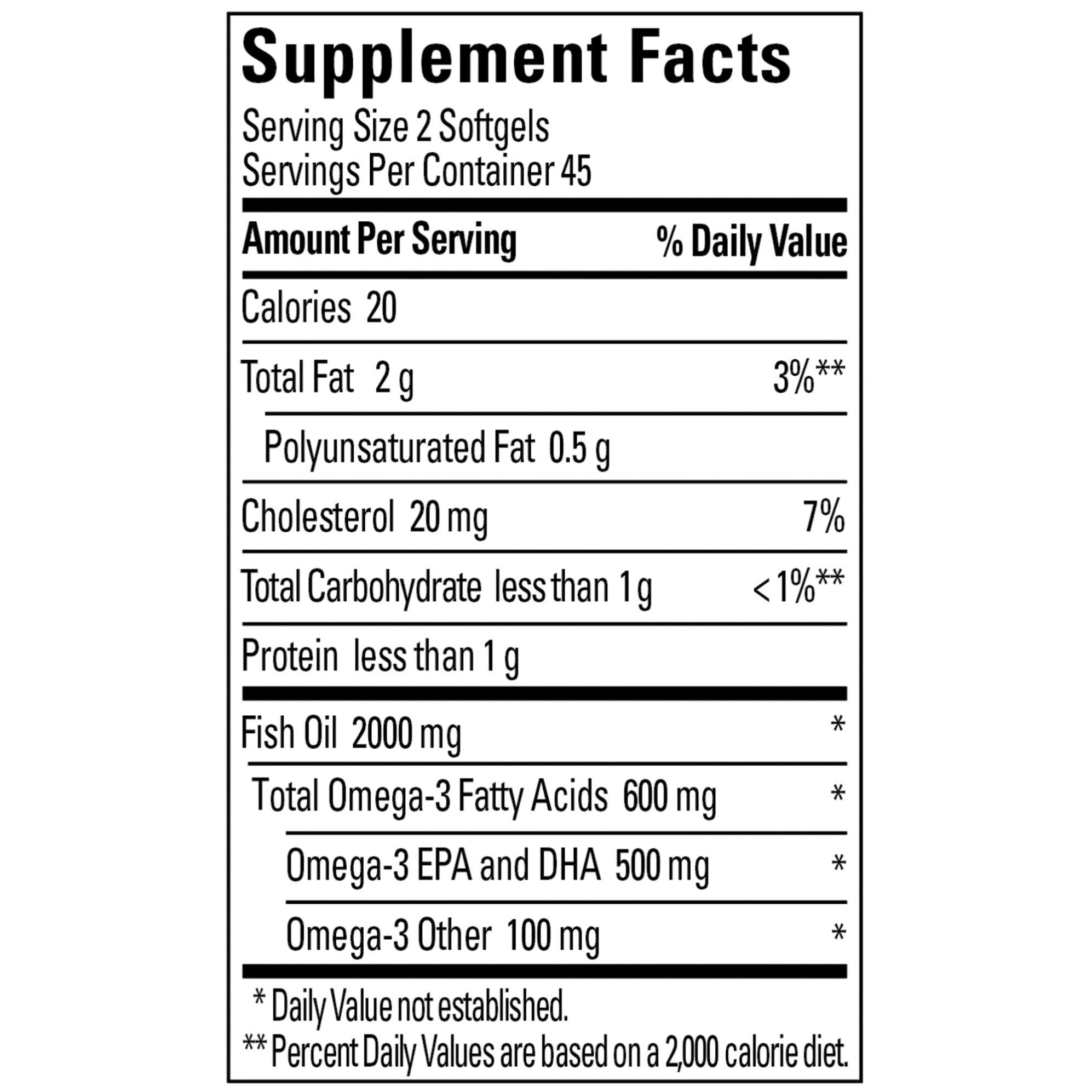 Foto 3 pulgar | Suplemento De Aceite De Pescado Hecho Por La Naturaleza, 1000 Mg, 90 Cápsulas Blandas - Venta Internacional.