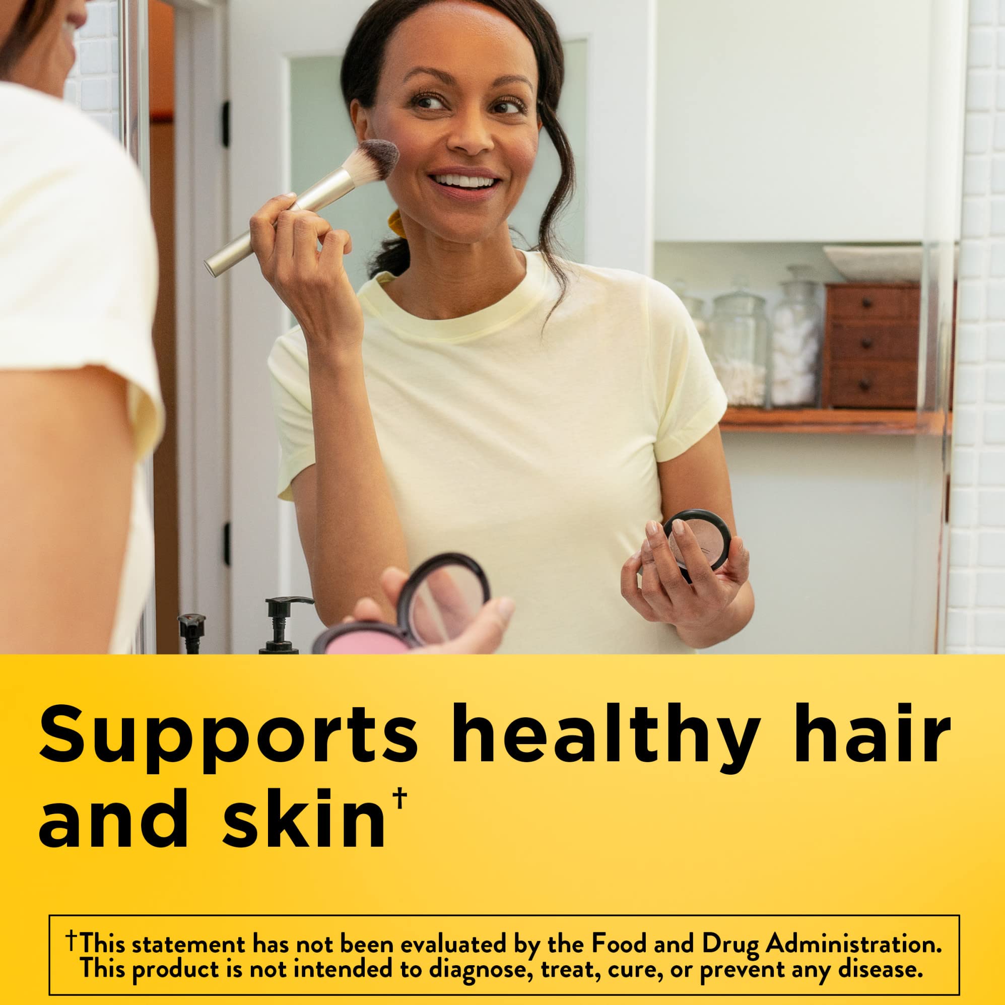 Foto 3 pulgar | Suplemento De Biotina Natural De 1000 Mcg Para Cabello Y Piel, 120 Cápsulas Blandas - Venta Internacional.