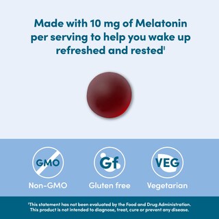 Foto 3 | Suplemento Amazon Elements, Gomitas De Melatonina, 10 Mg, 60 Unidades - Venta Internacional.