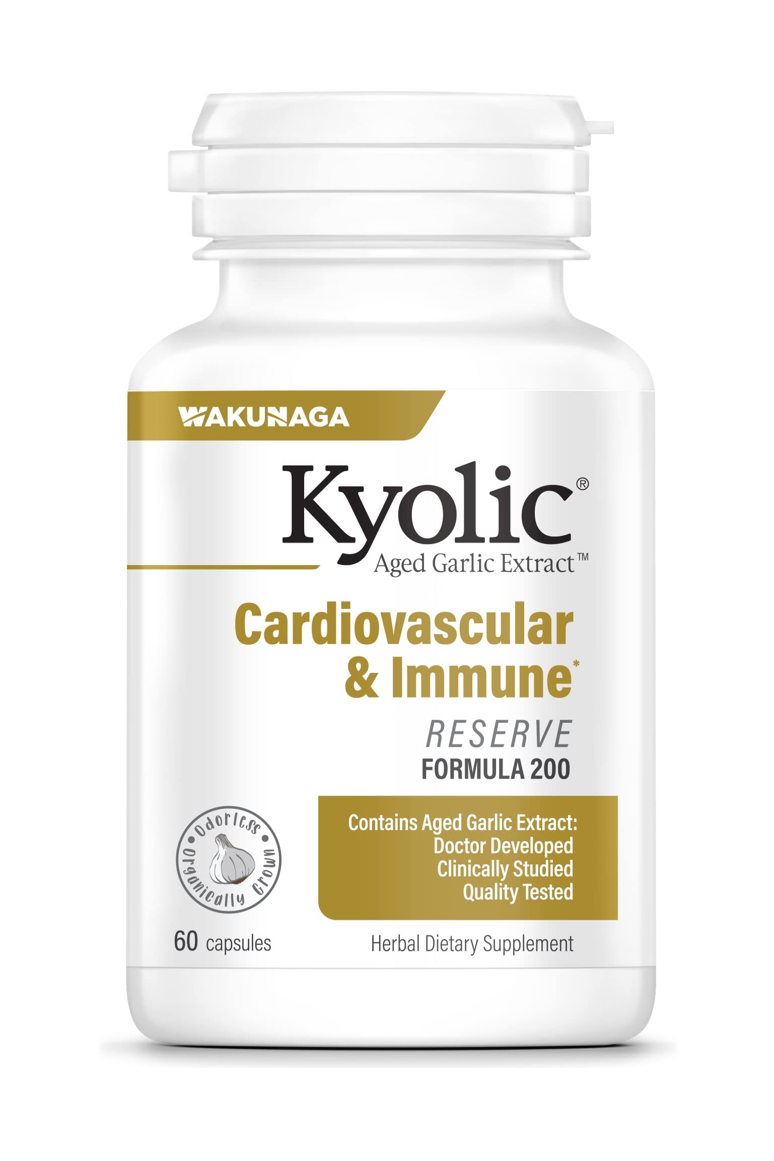 Foto 2 pulgar | Suplemento De Extracto De Ajo Envejecido Kyolic, Fórmula 200, 60 Cápsulas - Venta Internacional.