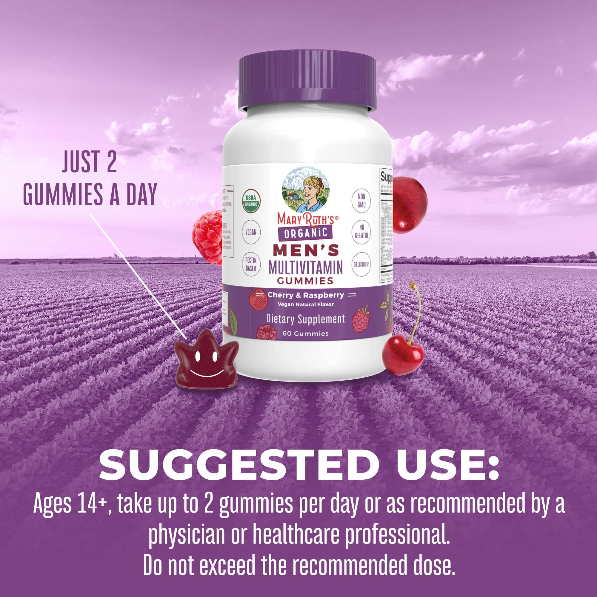Foto 5 pulgar | Gomitas Multivitamínicas Maryruth Organics Para Hombre, 60 Unidades - Venta Internacional.