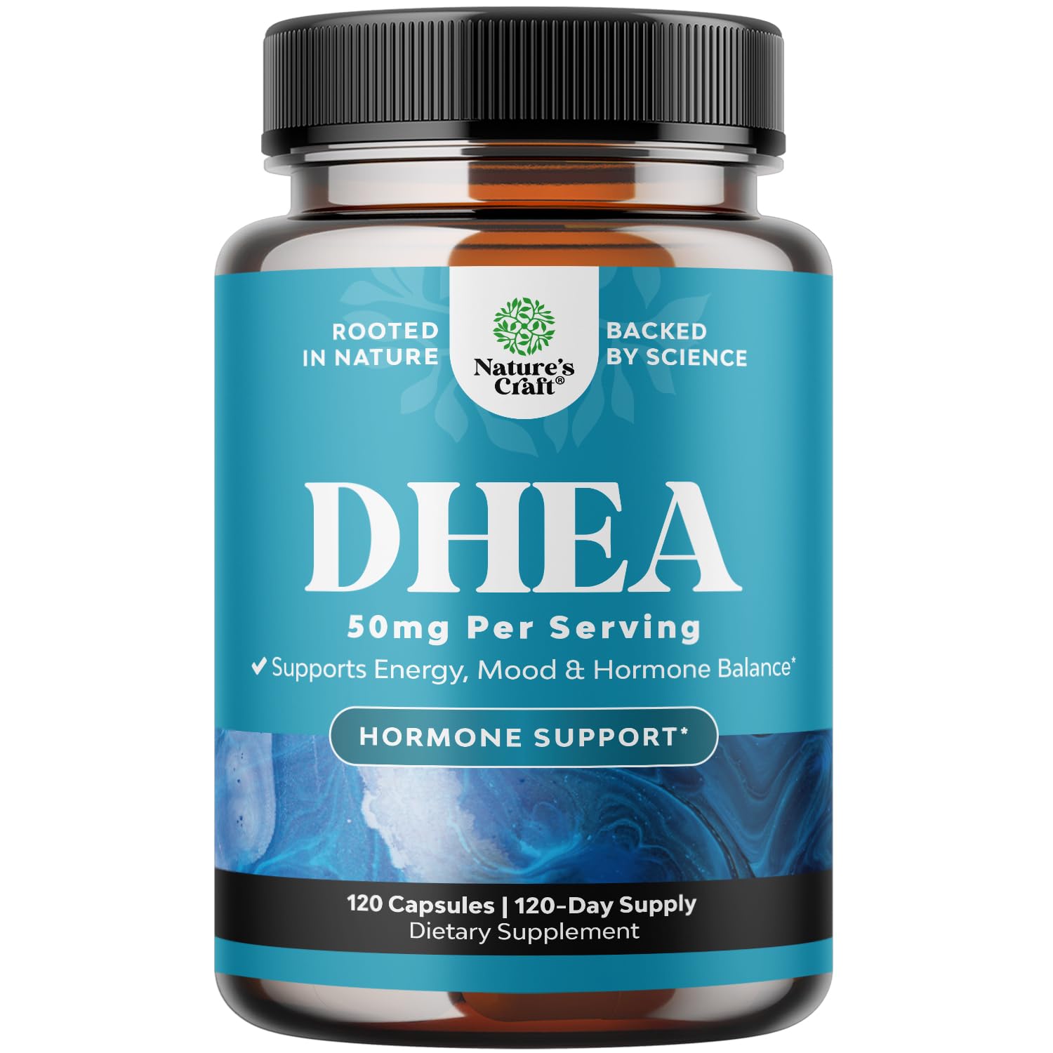 Suplemento Natures Craft Dhea 50 Mg Para Hombres Y Mujeres - Venta Internacional.
