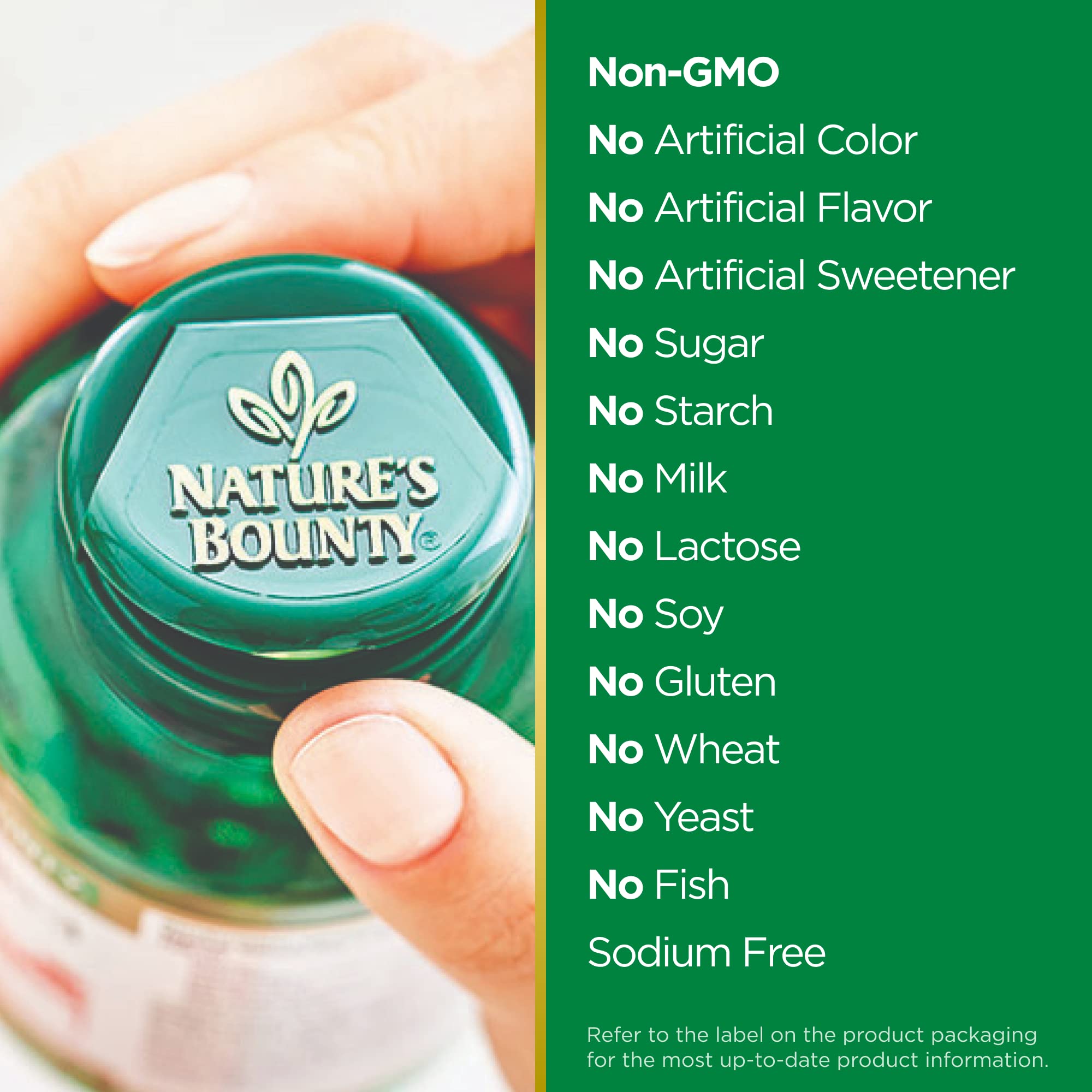 Foto 4 pulgar | Suplemento De Cúrcuma Nature's Bounty 538 Mg 45 Cápsulas - Venta Internacional.