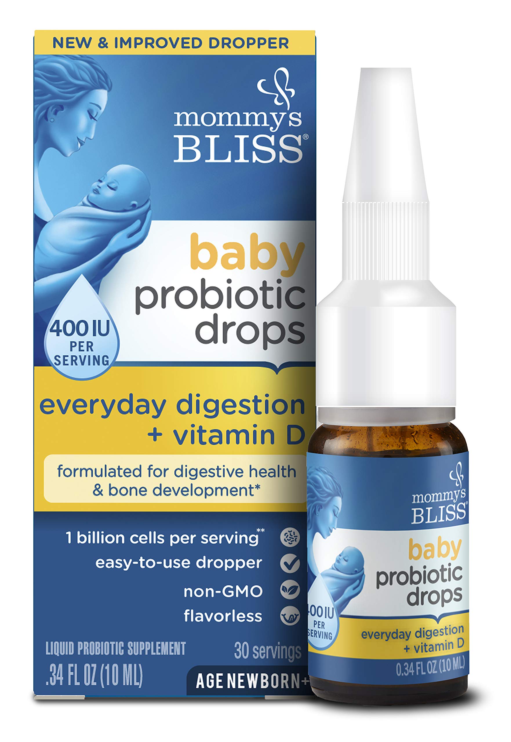 Foto 2 pulgar | Gotas Probióticas Para Bebés Con Vitamina D Mommy's Bliss, 10 Ml - Venta Internacional.
