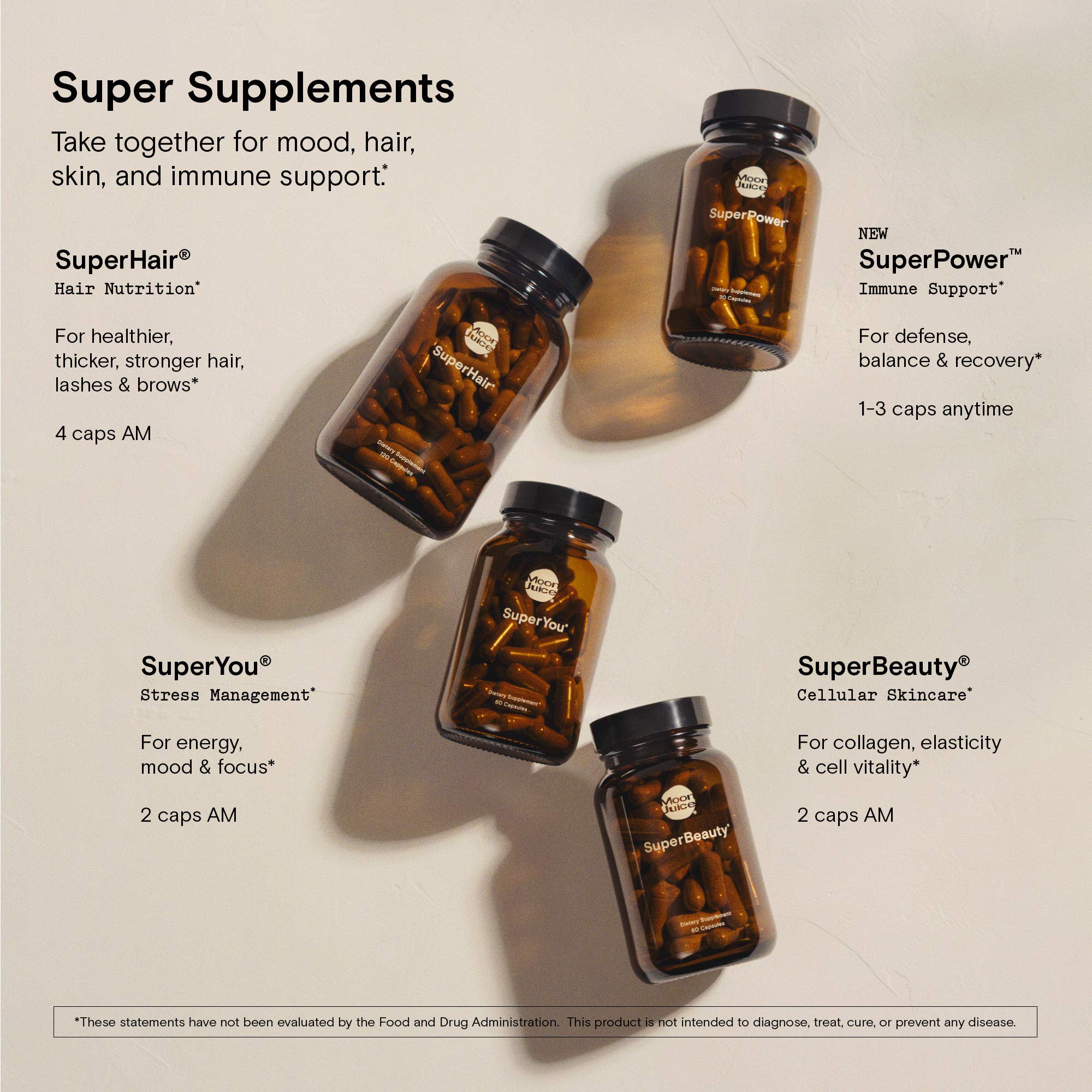 Foto 6 pulgar | Suplemento Moon Juice Superyou Calming 60 Cápsulas - Venta Internacional.