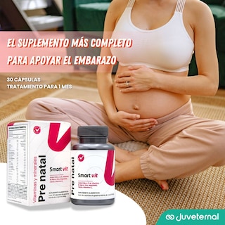 Foto 5 | Dúo Suplemento Prenatal Ácido Fólico 30 Cápsulas Lovy Care Smart Vit + Gel Reafirmante De Toronja 250 Ml