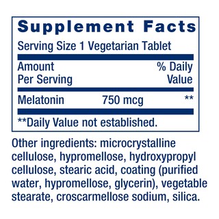 Foto 3 | Suplemento Life Extension De Melatonina, 750 Mcg, 6 Horas, Liberación Temporizada - Venta Internacional.