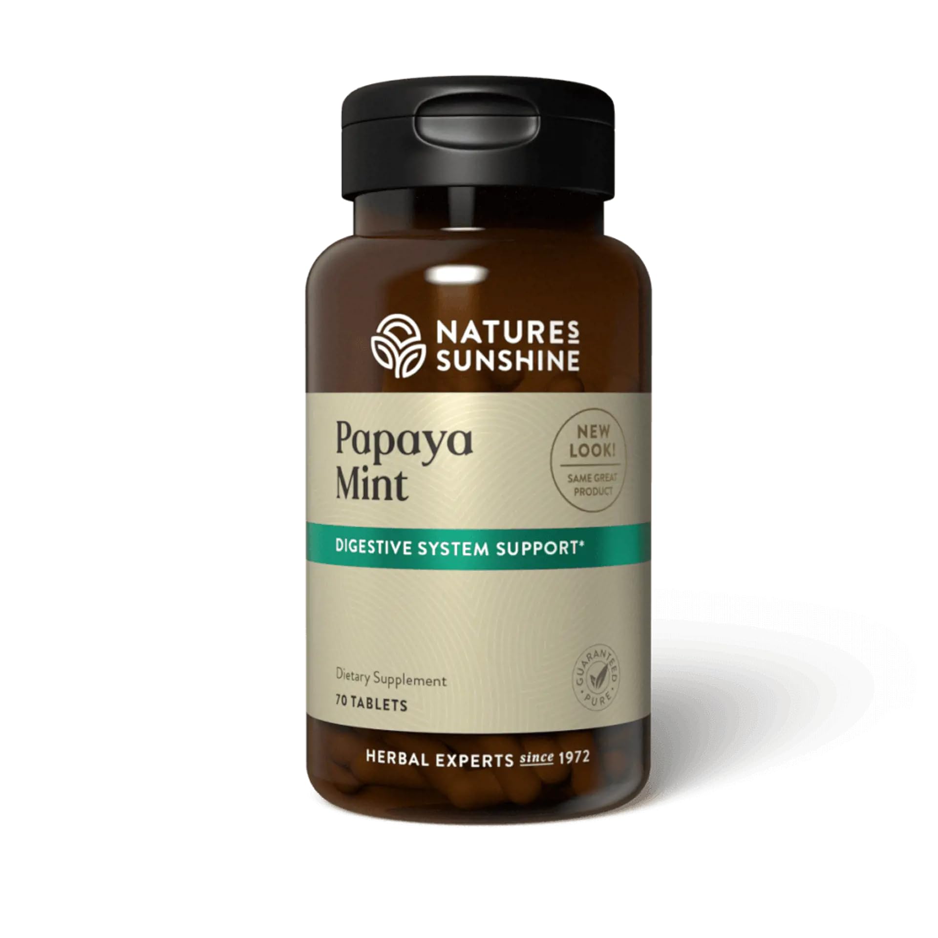 Foto 2 pulgar | Tabletas Masticables Nature's Sunshine Papaya Mint 70 Tabletas - Venta Internacional.