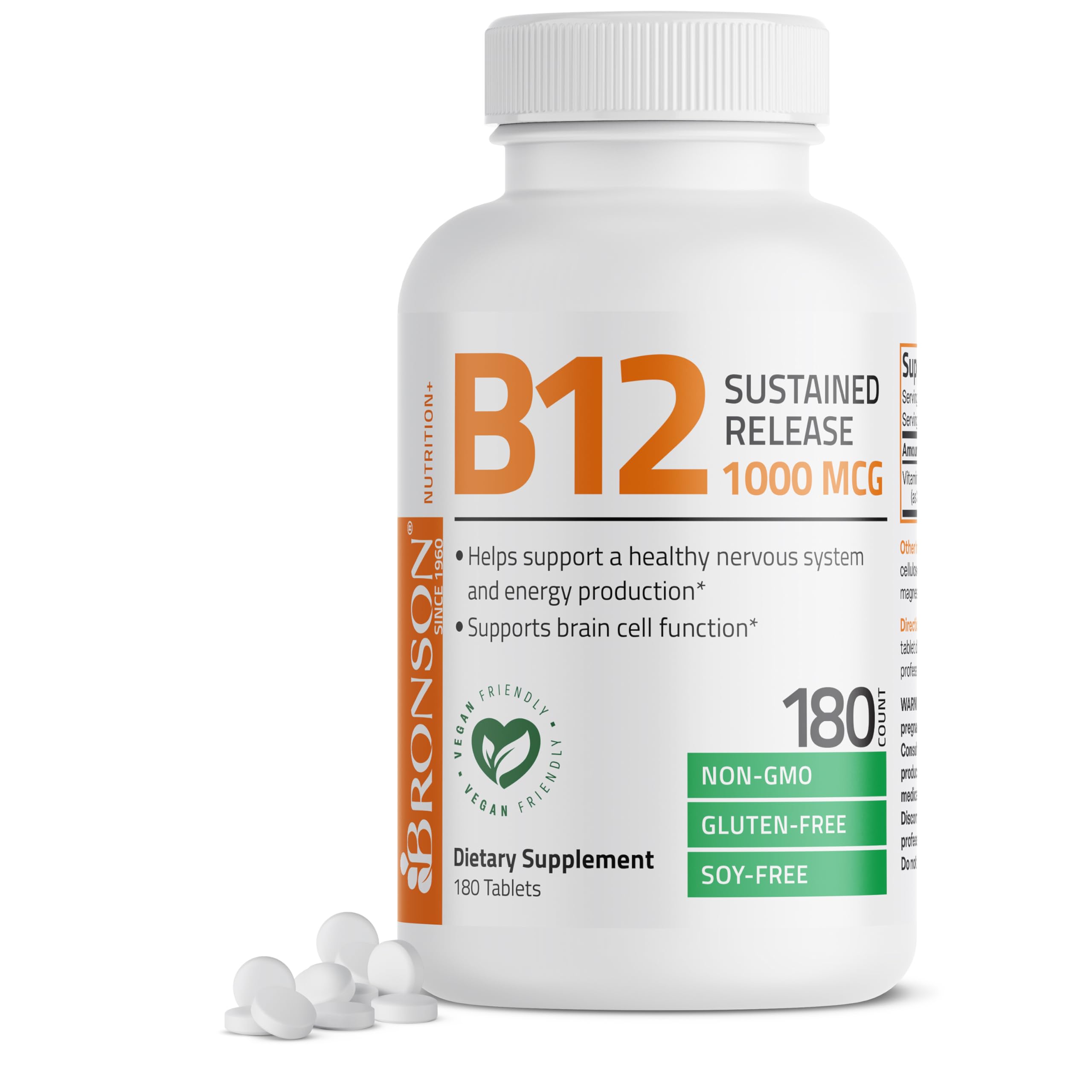 Foto 2 pulgar | Suplemento De Vitamina B12 Bronson 1000 Mcg De Liberación Sostenida - Venta Internacional.