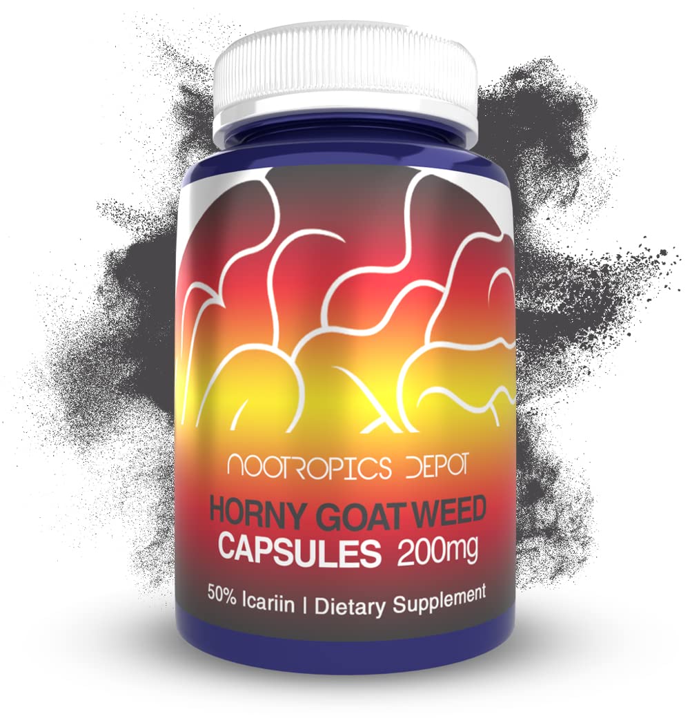Foto 2 pulgar | Suplemento Nootropics Depot Horny Goat Weed 200 Mg 30 Cápsulas - Venta Internacional.