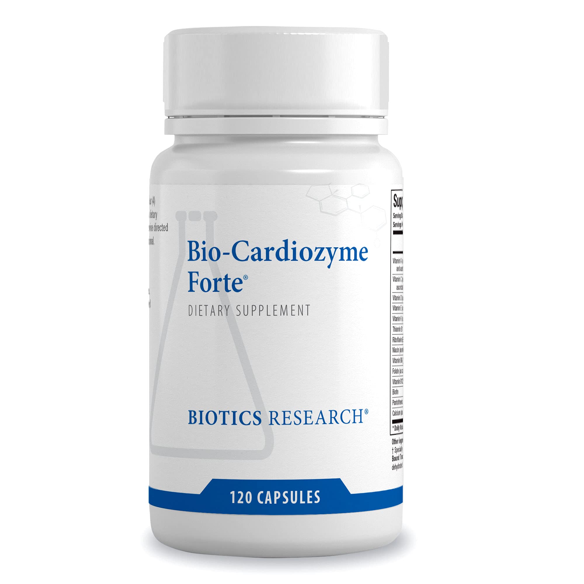 Foto 2 pulgar | Suplemento Biotics Research Bio Cardiozyme Forte 120 Cápsulas - Venta Internacional.