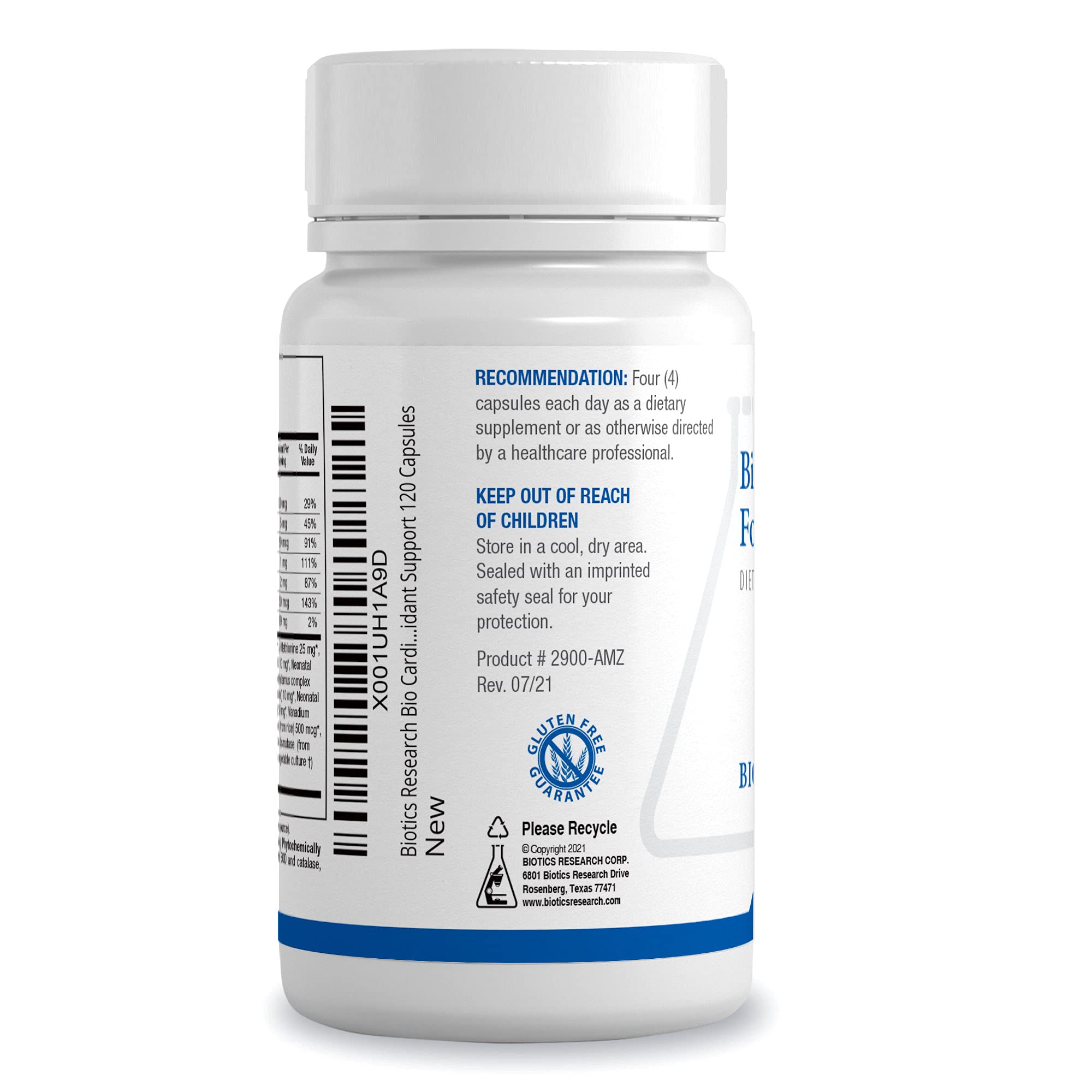 Foto 3 pulgar | Suplemento Biotics Research Bio Cardiozyme Forte 120 Cápsulas - Venta Internacional.