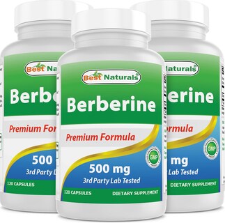 Foto 1 | Suplemento Best Naturals Berberine 500 Mg 120 Cápsulas X 3 - Venta Internacional.