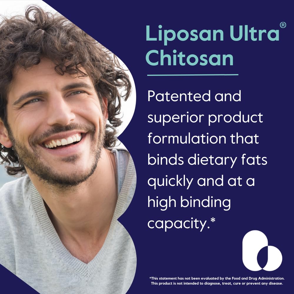 Foto 5 pulgar | Suplemento Bestvite Liposan Ultra Chitosan 500 Mg (240 Cápsulas) - Venta Internacional.