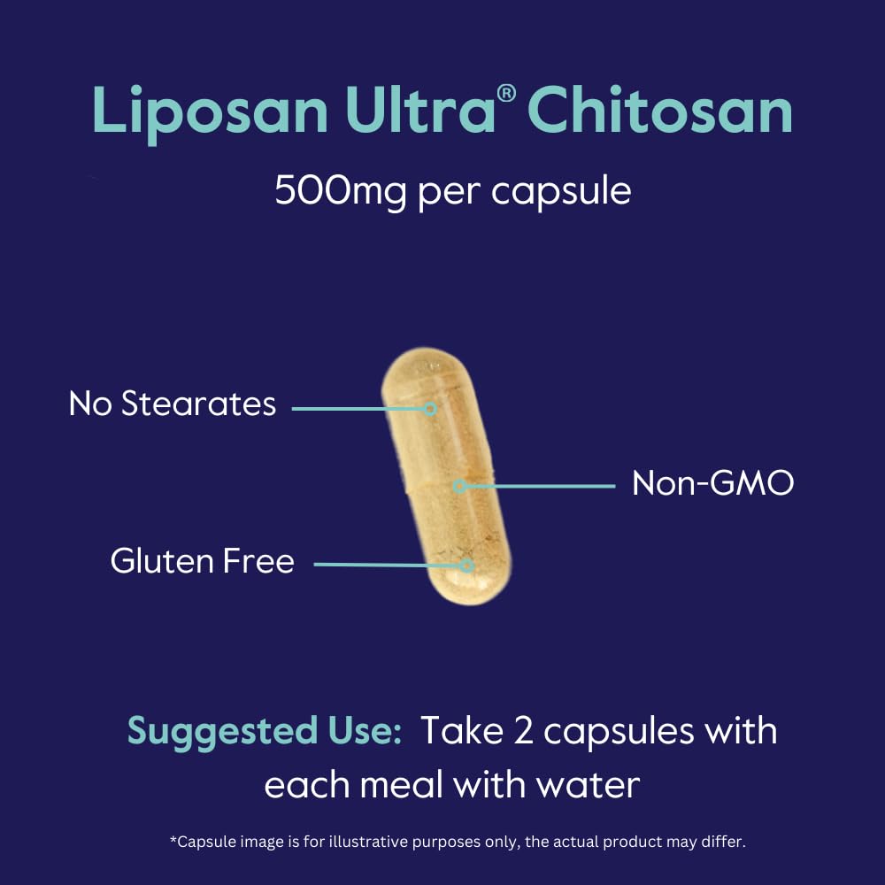 Foto 7 pulgar | Suplemento Bestvite Liposan Ultra Chitosan 500 Mg (240 Cápsulas) - Venta Internacional.