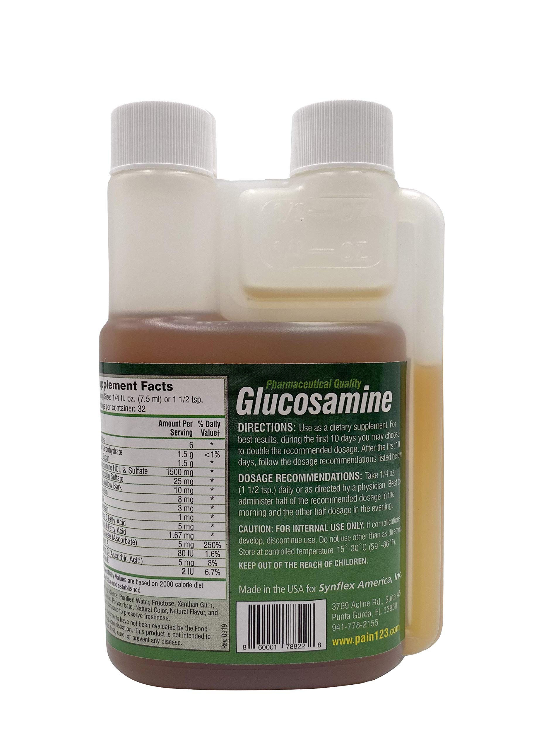 Foto 3 pulgar | Suplemento Synflex 1500 Liquid Glucosamine Mandarin Orange - Venta Internacional.